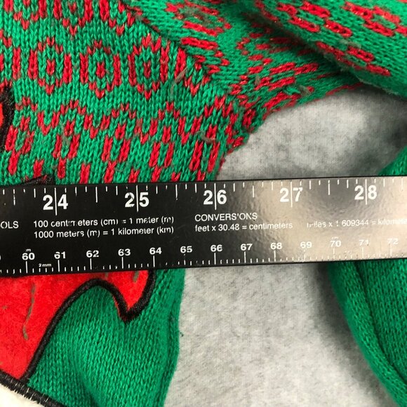 Ugly Christmas Sweater XXL Christmas Unicorn Sweater Mens 100% Cotton 3-D rhines - Picture 7 of 8